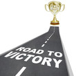 Road to Victory - Golden Winner Trophy Road to Victory - Golden Winner Trophy