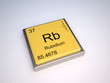 Rubidium chemical element of the periodic table with symbol Rb Rubidium chemical element of the periodic table with symbol Rb