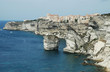Bonifacio old town on sea cliff, Corsica, France Bonifacio old town on sea cliff, Corsica, France