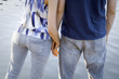 Young Couple Holding Hands