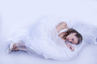 Melancholy bride.
