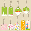 collection of easter tags