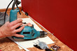 Assembly of wall clips.