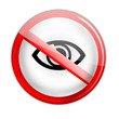don't spy ( privacy concept )