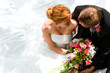 Paar an Hochzeit - Braut und Bräutigam