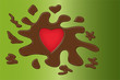 seal with the word I love you inside seal with the word I love you inside