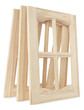 Photo: Three unpainted furniture doors, are made of a tree Three unpainted furniture doors, are made of a tree