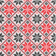 seamless embroidered good like handmade cross-stitch pattern