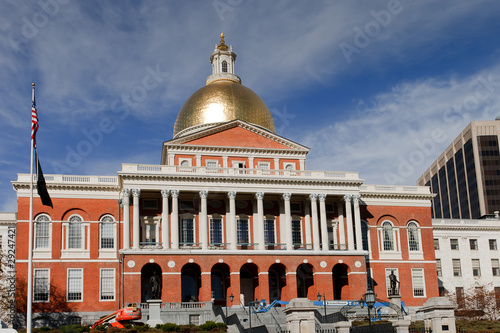 Photo: Massachusetts State House in Boston (USA) Massachusetts State House in Boston (USA)