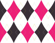 Pink and green rhombus seamless background pattern