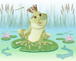 froschkönig im teich