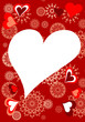valentines heart paper