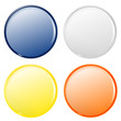 Glossy colored icons Glossy colored icons