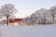 Farmhouse in the Snow