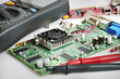 Foto: Computer technician’s working place Computer technician’s working place