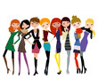 pretty girls in stylish dresses pretty girls in stylish dresses