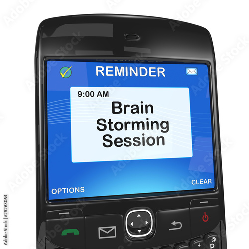 Calendar reminder, strategy session