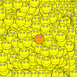 Einsamer Smiley