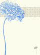 Vector Blue Flower Background Vector Blue Flower Background