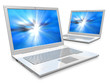 Laptops: networking and mobility concept Laptops: networking and mobility concept