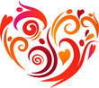 Valentines day - people in love ,card