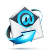 Vektor: e-mail internet contact arobase e-mail internet contact arobase