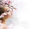 Beautiful Girl with flower