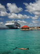 Snorkeling Lady on a Cruise