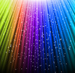 Shine rainbow background with stars. Vector Shine rainbow background with stars. Vector
