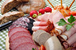 Brotzeitplatte mit Vinschgerl