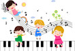 Children playing Musical Children playing Musical