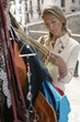 Woman Looking at Goods