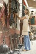 Woman Looking at Goods