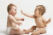 Two Babies Playing