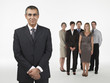 Proud Businessman, group behind