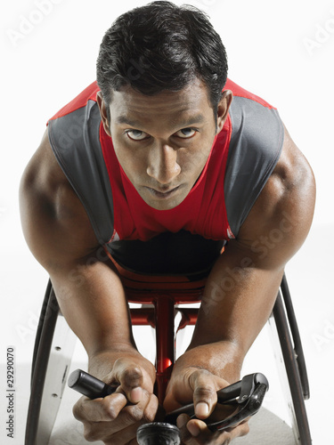 Photo: Paraplegic cycler Paraplegic cycler