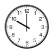 classic wall clock on the white wall classic wall clock on the white wall
