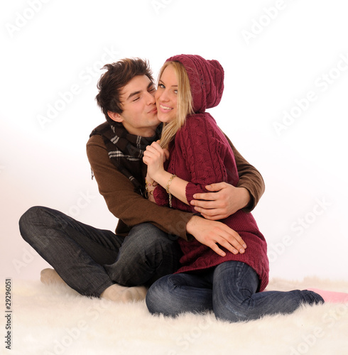 Photo: Loving couple. Loving couple.