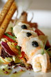 Stylized seafood plate