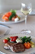 Meat dish on dinner table