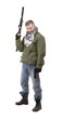 Terrorist with weapon