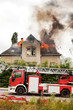 Feuerwehreinsatz beim Hausbrand 959