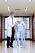 Doctor helping a patient