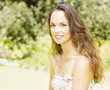 Teenage girl outdoors smiling