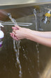 Washing hands
