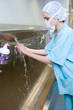 Doctor washing hands