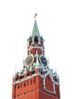 Kremlin chiming clock of the Spasskaya Tower. Moscow. Russia