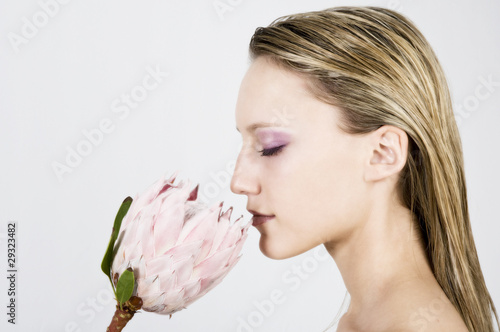 Photo: Der Duft der Blume-Wohlbefinden. Der Duft der Blume-Wohlbefinden.