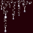 Brilliant background with bright diamonds Brilliant background with bright diamonds