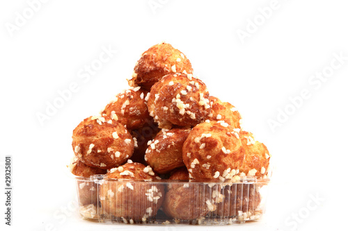 Photo: Barquette de chouquettes Barquette de chouquettes